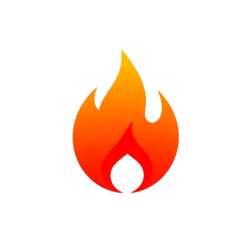 Get Heated flame logo